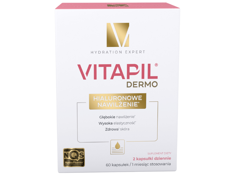 Nutropharma Vitapil Dermo hialuronowe nawilżenie, kapsułki, 6 kaps.