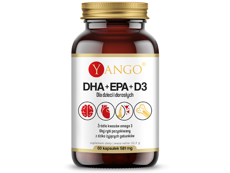 Yango Omega 3, kapsułki, 60 kaps.