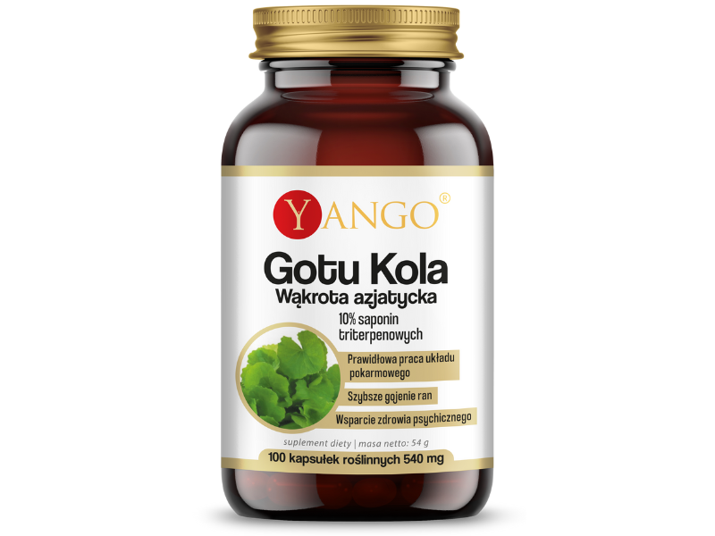 Yango Gotu kola, kapsułki, 100 kaps.