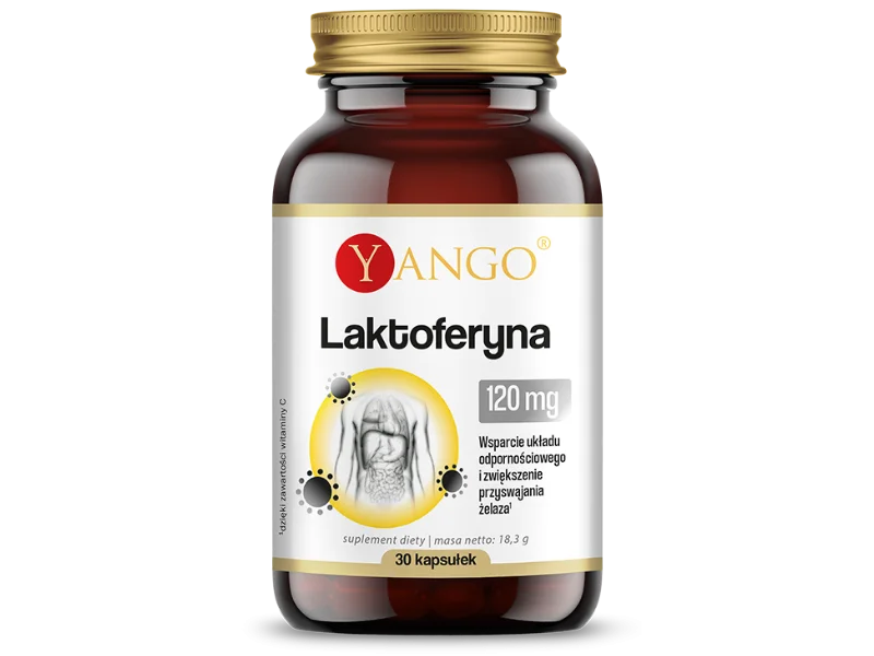 Yango Laktoferyna + Witamina C, kapsułki, 30 kaps.