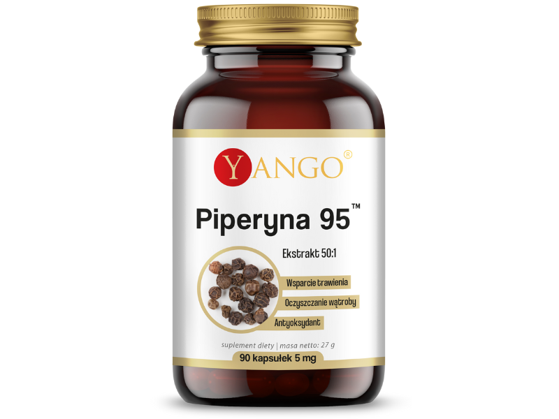 Yango Piperyna 95 ekstrakt, kapsułki, 90 kaps.