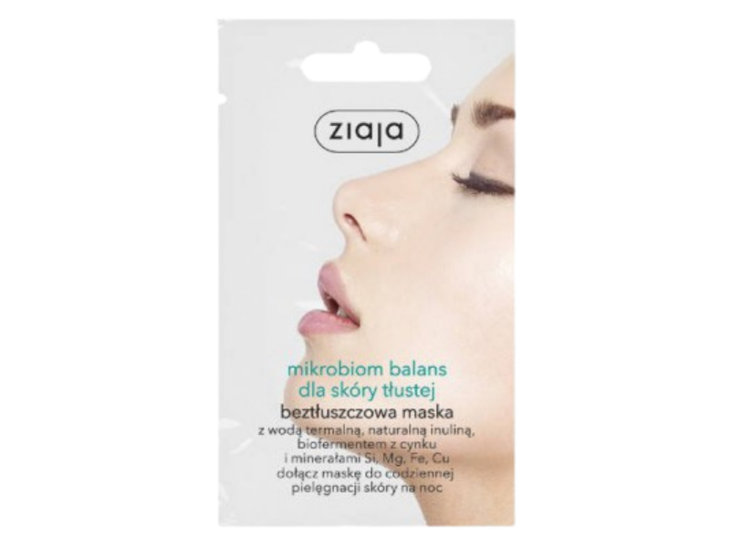ZIAJA MIKROBIOM BALANS Maska do skóry tłustej, 7 ml
