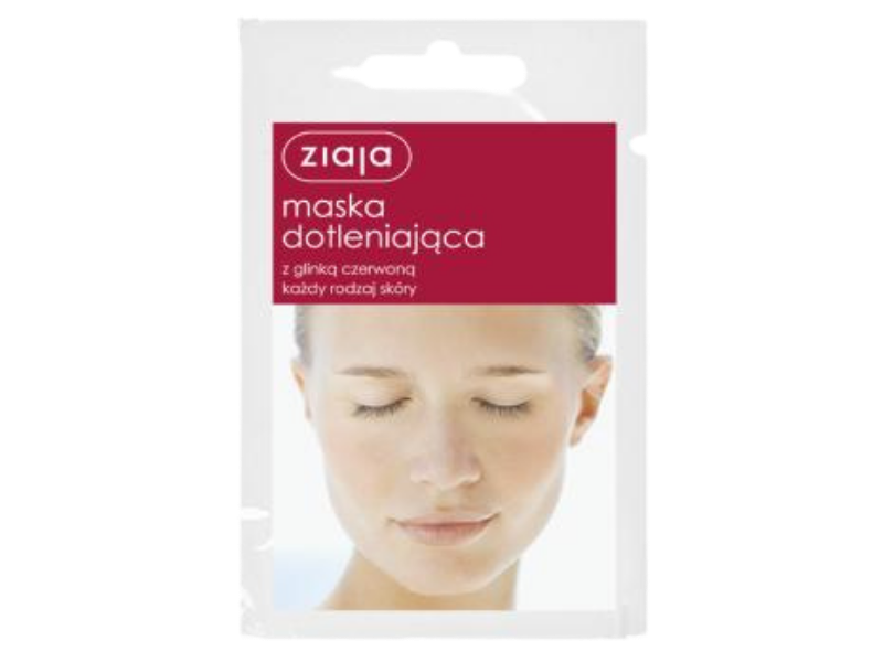 ZIAJA Maska Dotleniająca z glinką czerwoną, 7 ml