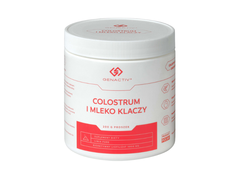 Genactiv Colostrum i mleko klaczy, proszek, 200 g