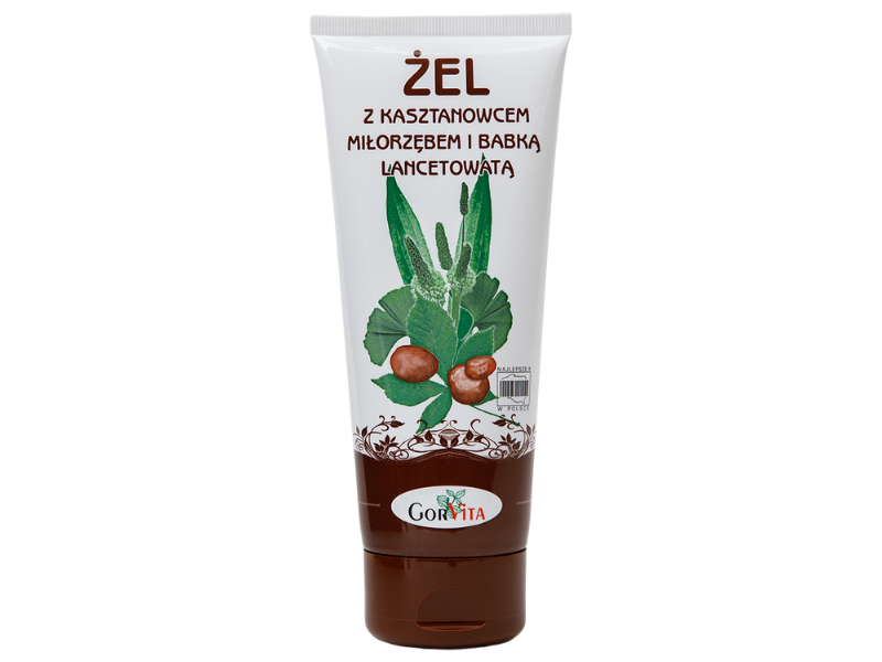 Gorvita żel z kasztanowcem, miłorzębem i babką lancetowatą, 200 ml