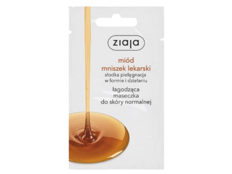 Ziaja Maseczki Miodowe łagodząca maseczka do twarzy miód mniszek lekarski, maska, 7 ml