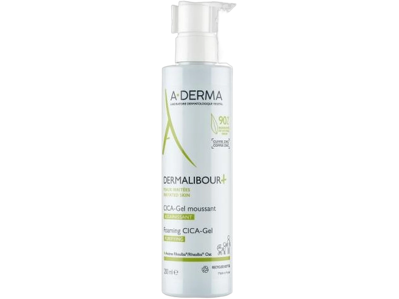 A-Derma Dermalibour+ Cica-żel do mycia, 200 ml
