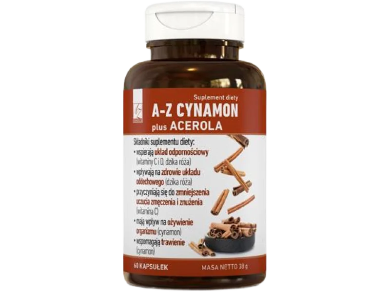 A-Z Cynamon plus Acerola, kapsułki, 60 kaps.