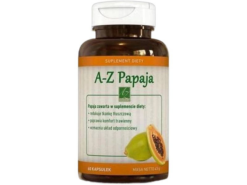 A-Z Medica Papaja, kapsułki, 60 kaps.
