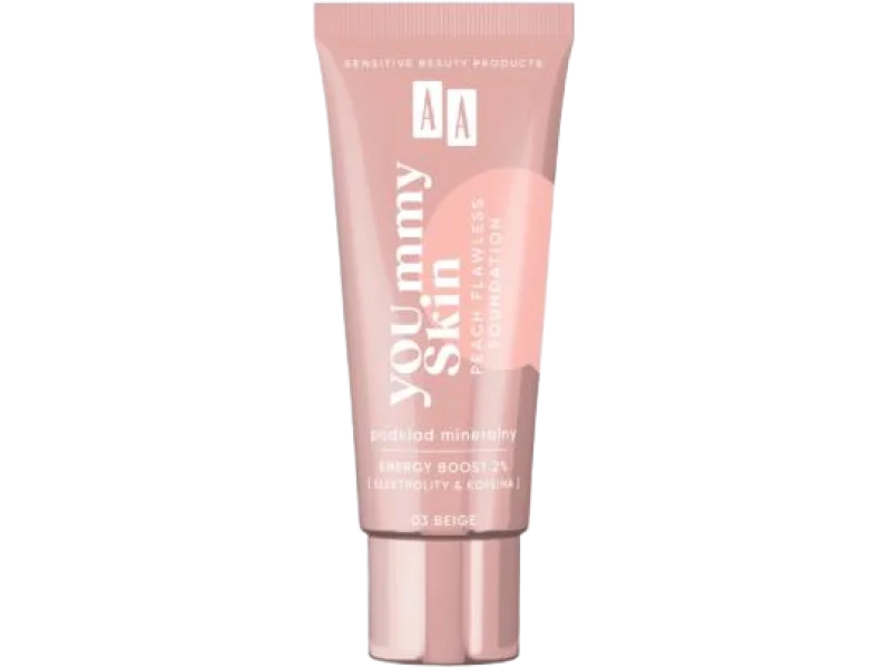 AA YOU.mmy Skin Peach Flawless Foundation, podkład, 30 ml