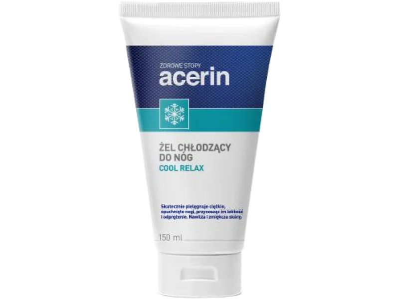 ACERIN COOL RELAX Chłodzący żel na opuchnięte zmęczone nogi, 150 ml