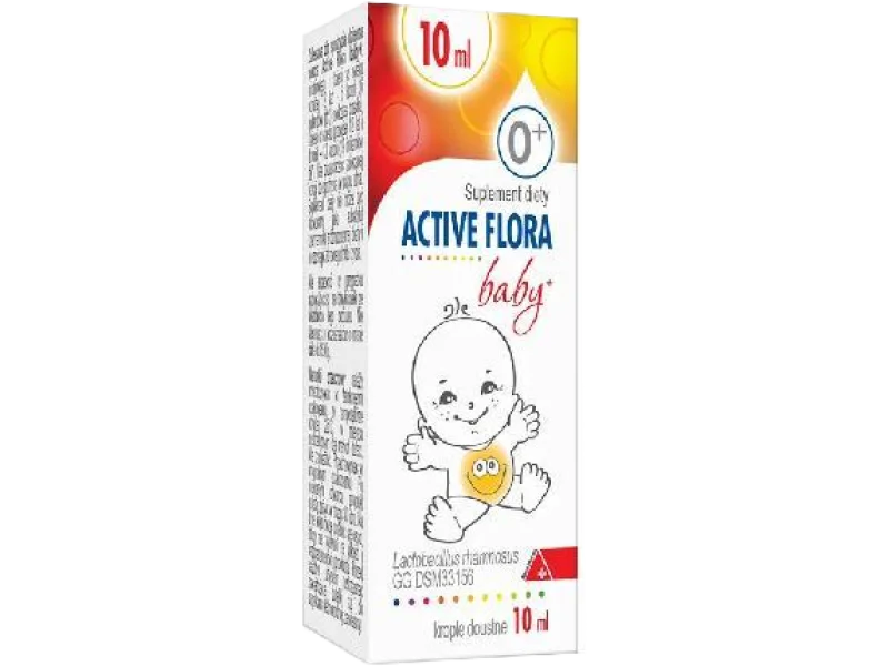 Active Flora Baby+, krople doustne, 10 ml