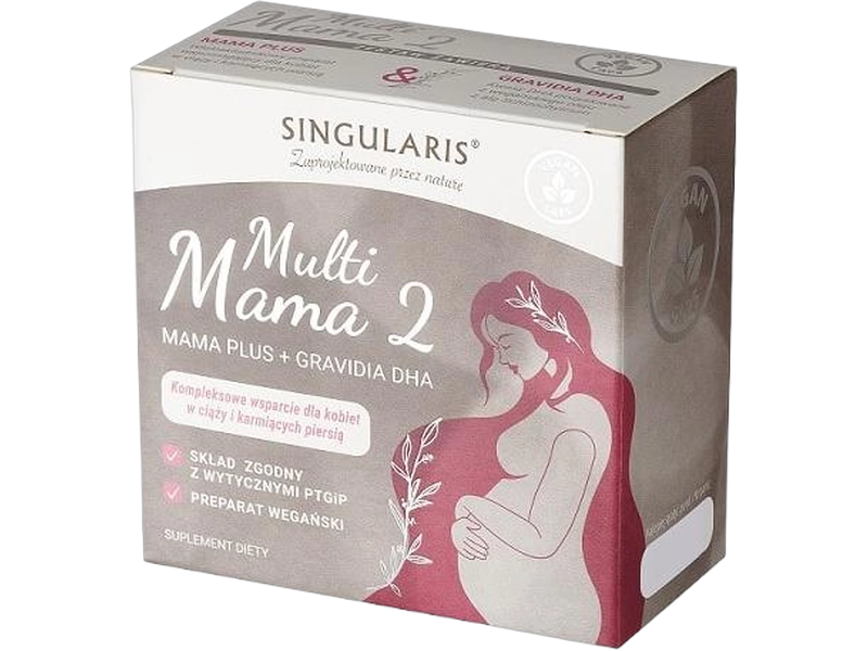Activepharm Labs Multi mama 2 plus + Gravidia DHA, kapsułki, 30 + 30 kaps.