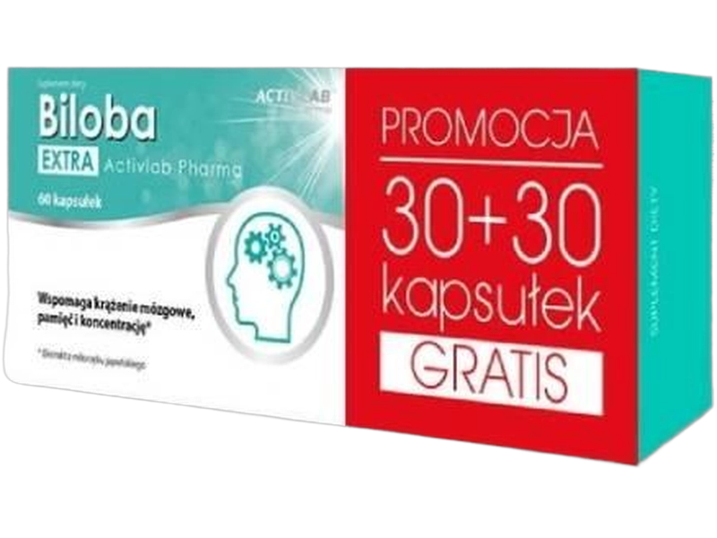 Activlab Biloba Extra, kapsułki, 60 kaps.