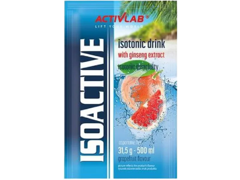 ACTIVLAB ISOACTIVE Napój izotoniczny grejpfrut, proszek, 31,5 g
