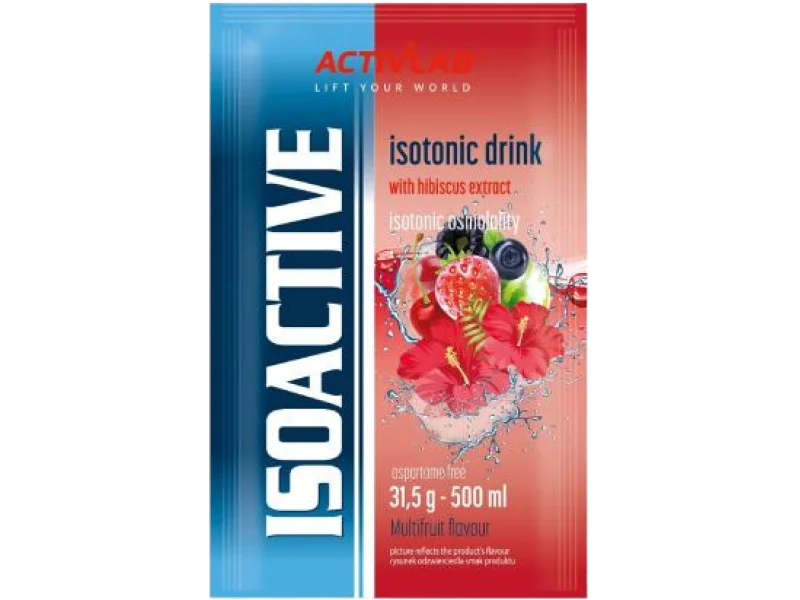 ACTIVLAB ISOACTIVE Napój izotoniczny Wieloowocowy, proszek, 31,5 g