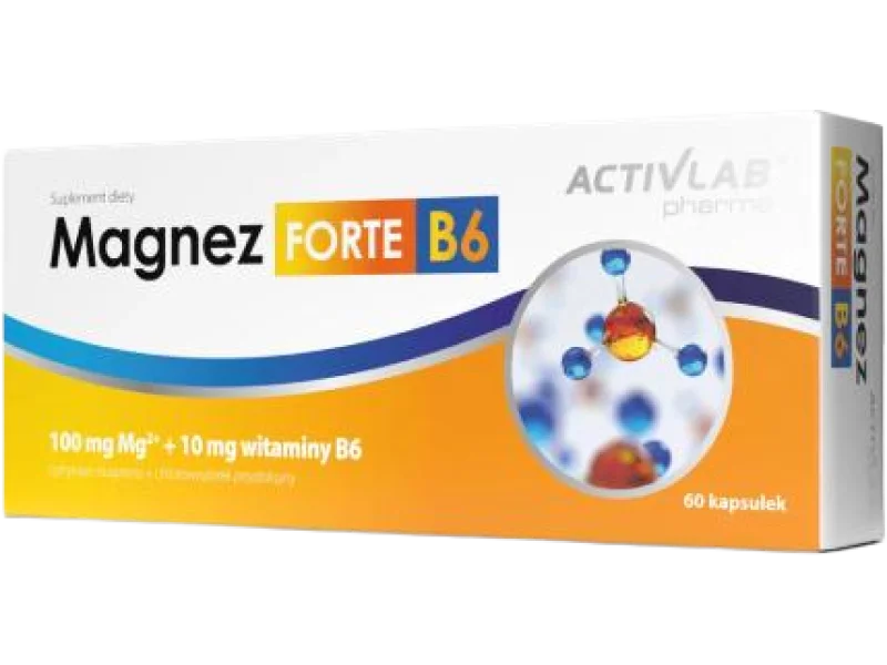 ACTIVLAB Magnez Forte B6, kapsułki, 60 kaps.