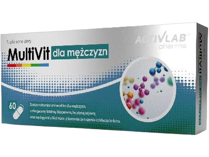Activlab MultiVit dla mężczyzn, kapsułki, 60 kaps.