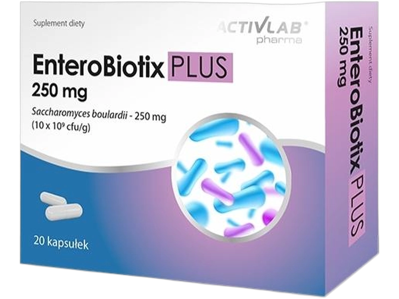 Activlab Pharma Enterobiotix Plus, kapsułki, 250 mg, 10 kaps.