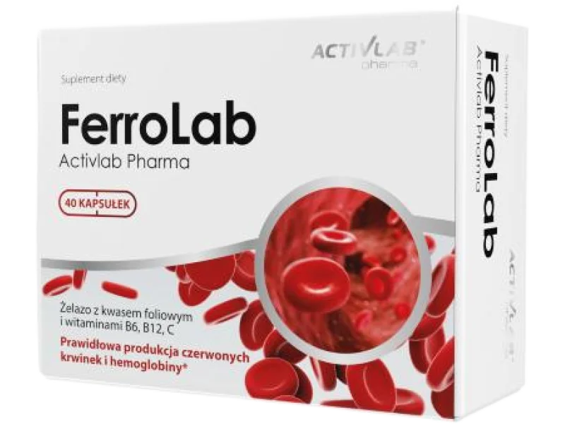 ACTIVLAB PHARMA FerroLab, kapsułki, 40 kaps.