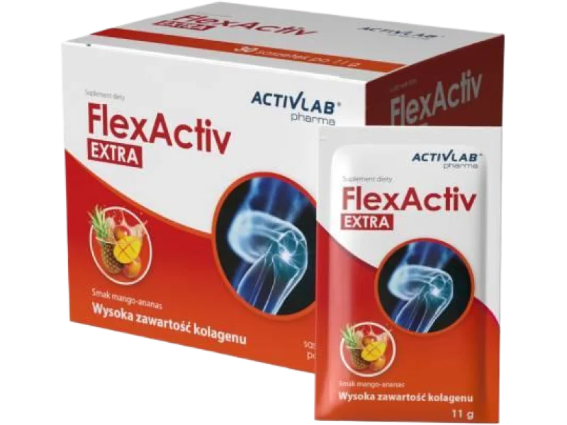 Activlab Pharma FlexActiv Extra Smak mango-ananas, saszetki, 30 saszetki