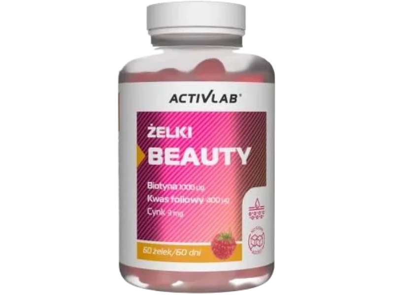 Activlab żelki Beauty o smaku malinowym, 60 szt.