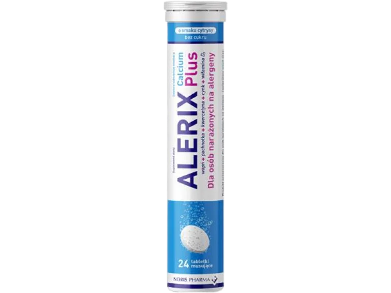 ALERIX Calcium Plus, tabletki musujące, 24 tabl.