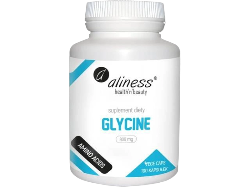 Aliness Glycine (glicyna), kapsułki, 800 mg, 100 kaps.