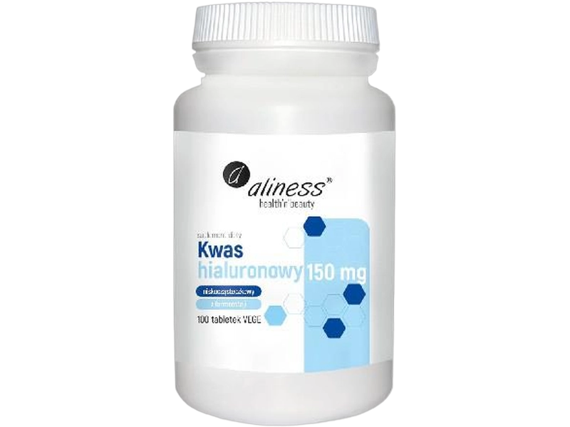 Aliness kwas hialuronowy, tabletki, 150 mg, 100 tabl.