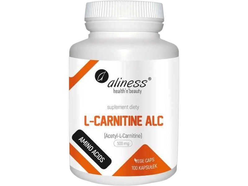 Aliness L-karnityna ALC, kapsułki, 500 mg, 100 kaps.
