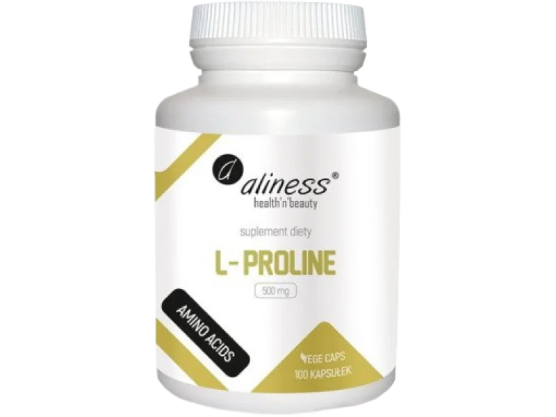 ALINESS L-Proline, kapsułki, 500 mg, 100 kaps.