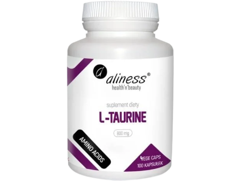 Aliness L-Taurine, kapsułki, 800 mg, 100 kaps.