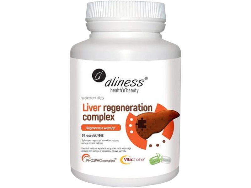 Aliness Liver Regeneration Complex regeneracja wątroby, kapsułki, 90 kaps.