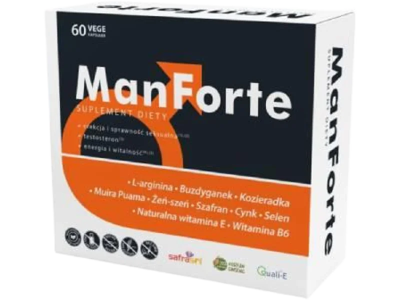 Aliness ManForte dla mężczyzn, kapsułki, 60 kaps.