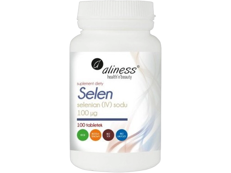 Aliness Selen selenian IV sodu, tabletki, 100 µg, 100 tabl.