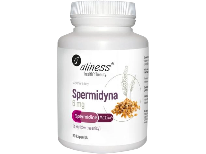 Aliness Spermidyna active, kapsułki, 6 mg, 60 kaps.