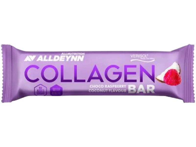 Alldeynn Collagen Bar, smak kokosowy, baton, 40 g