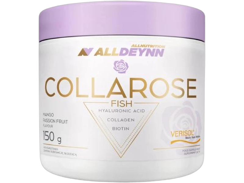 Allnutrition Alldeynn Collarose Fish, smak mango passion fruit, proszek, 150 g