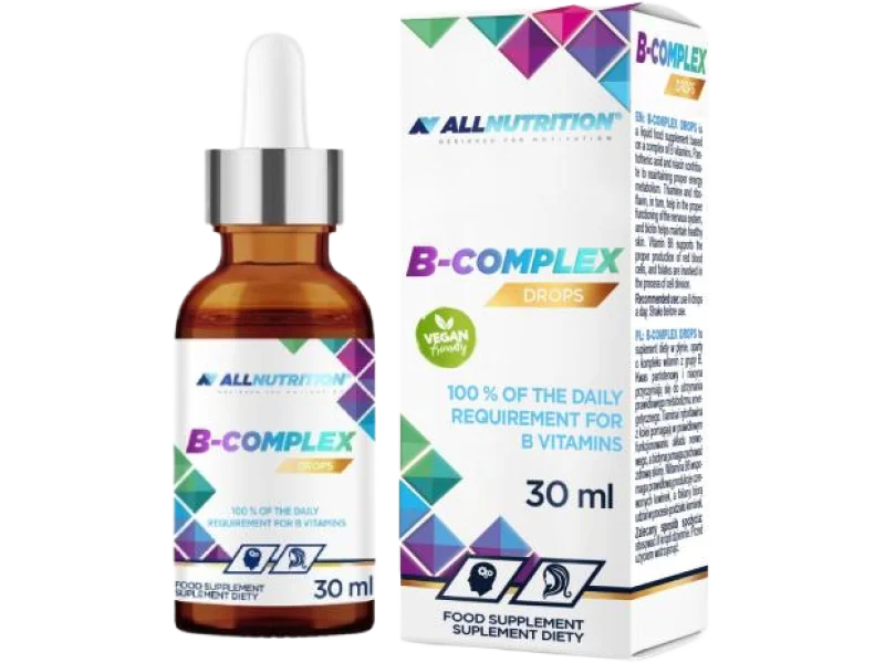 Allnutrition B-Complex Drops, krople, 30 ml
