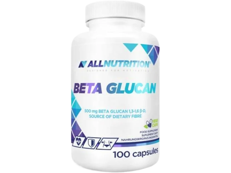 ALLNUTRITION Beta Glucan, kapsułki, 1000 mg, 100 kaps.