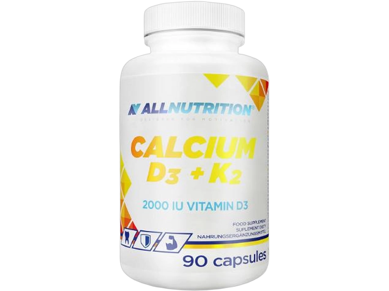 Allnutrition Calcium D3 + K2, kapsułki, 90 kaps.