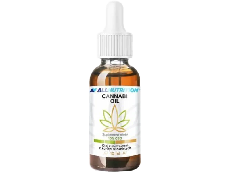ALLNUTRITION Cannabi olej konopny, olejek, 10%, 10 ml