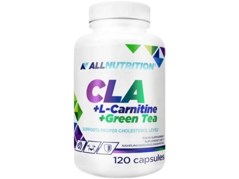 ALLNUTRITION CLA + L-carnitine + Green Tea, kapsułki, 120 kaps.