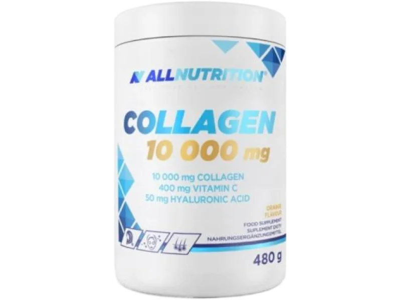 ALLNUTRITION COLLAGEN 10 000mg smak pomarańczowy, proszek, 480 g
