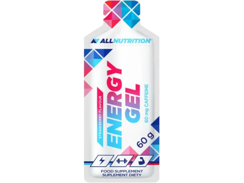 Allnutrition Energy Gel Żel energetyczny truskawkowy, żel, 60 g