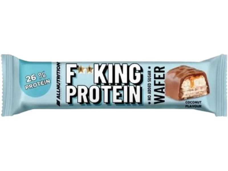 Allnutrition Fitking Protein Wafer Coconut, smak kokosowy, baton, 37 g