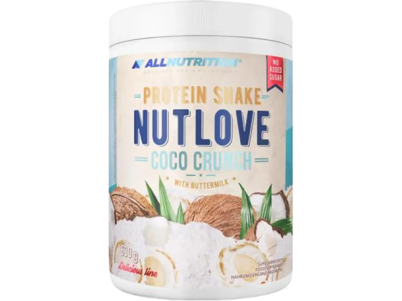 ALLNUTRITION Nutlove Protein Shake Coco Crunch Odżywka wysokobiałkowa, proszek, 630 g