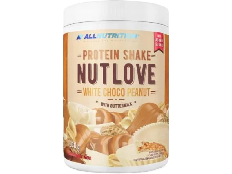 ALLNUTRITION Nutlove Protein Shake White Choco Peanut, proszek, 630 g