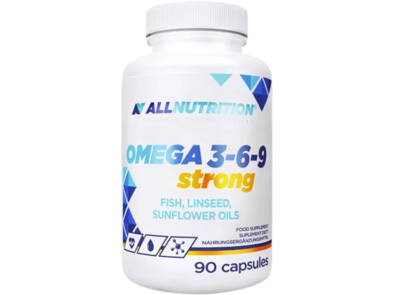 ALLNUTRITION Omega 3-6-9 Strong, kapsułki, 90 kaps.