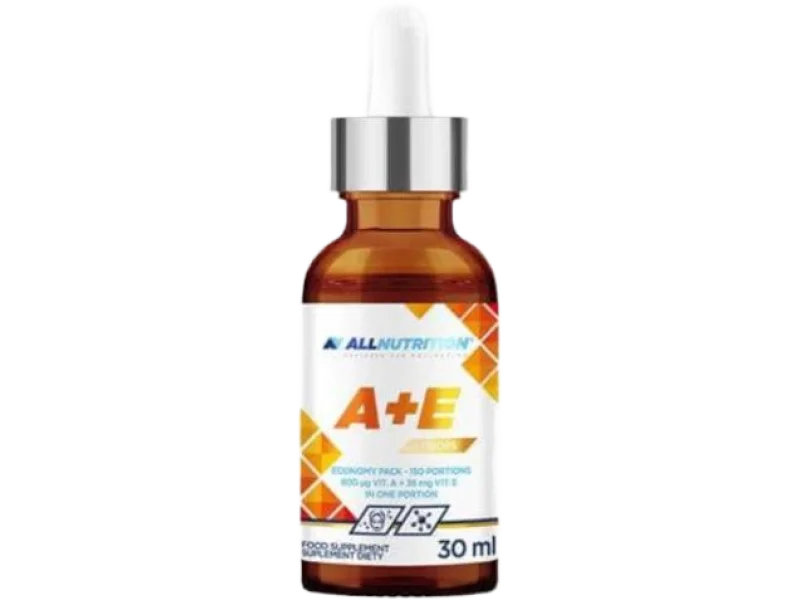 ALLNUTRITION Witamina A+E, krople, 30 ml